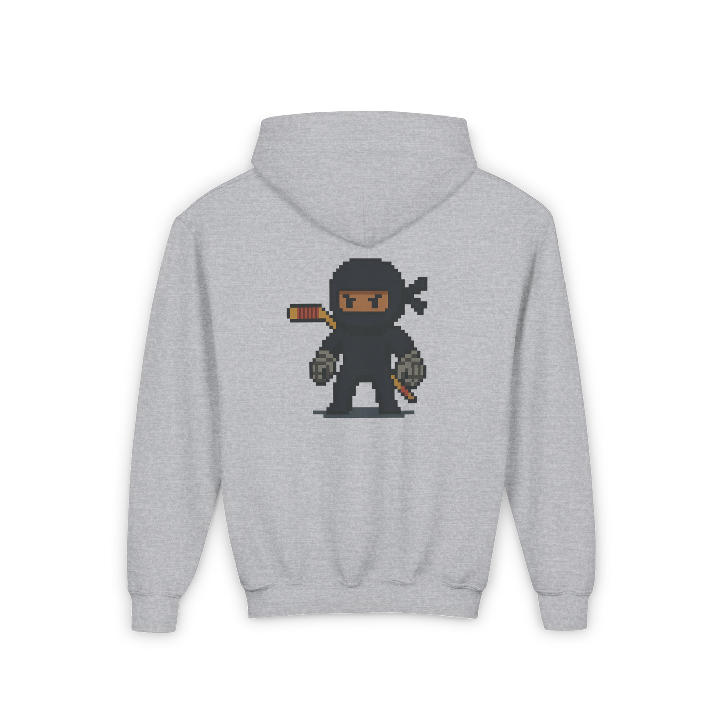 Ninja Puck 8Bit Hockey Co. Youth Hoodie