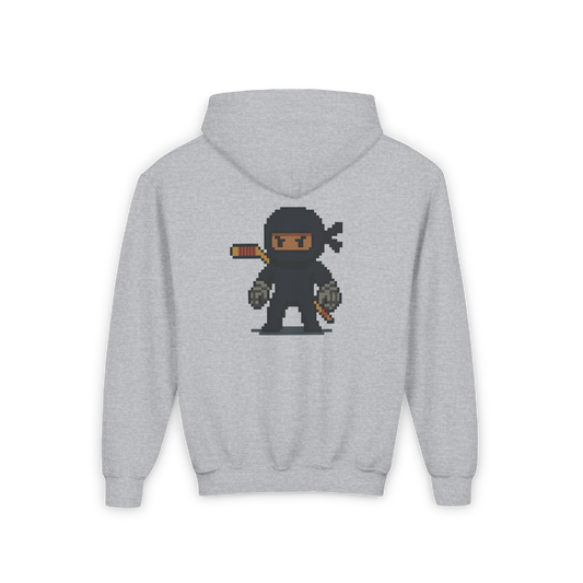 Ninja Puck 8Bit Hockey Co. Youth Hoodie